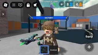 Playing mm2 as a brown cat! (Mobile montage 46)