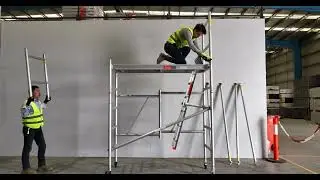 F30 Mobile Scaffold Foldable Tower Install