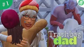 NOVA SÉRIE: TRASHBAG DAD: O PAI PREGUIÇOSO 🦥 | EP 1 | Novas Aventuras | The Sims 4 | Kabel 🌼