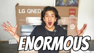 Unboxing the Massive LG OLED evo AI 65