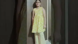 Phoolwari plazoset🌻 for lil one❤#plazosets #fashion #sewingtips #kurta #plazokurti #designer