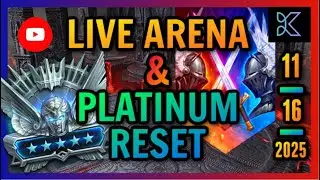 Raid: Shadow Legends  -  TUЯ KruYseN & Abit Live Arena - PLATINUM RESET