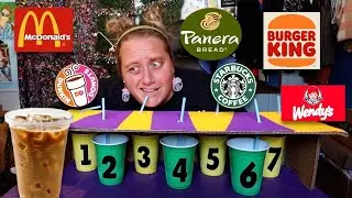 Fast Food ICED COFFEE Blind TASTE TEST
