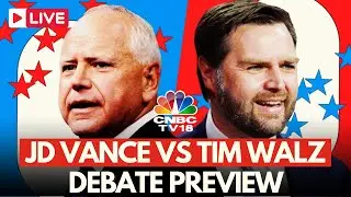 Vice Presidential Debate LIVE: Tim Walz vs JD Vance Debate LIVE | US Presidential Elections | N18G