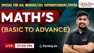 MATH | DAY-1 | PUNJAB POLICE, VDO, GROUP-D, PSSSB | BY PANKAJ SIR