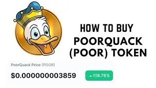How to Buy PoorQuack (POOR) crypto on Trust Wallet?