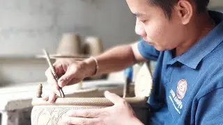 Real action of sculpture #Morodok Clay #Live