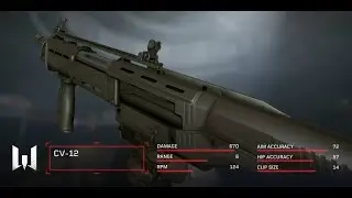 The new shotgun CV-12 Warface