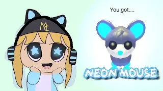 Making a neon mouse in #adoptme!!