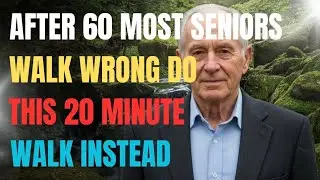 Seniors Health : After 60 Walk Like This For 20 Minutes To  Protect Your Heart Knees And  Brain