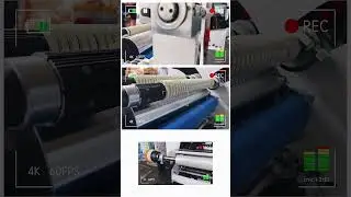 Slitting Rewinding Machine Cut 11mm Width 120micron PET Film for Bundling Vegetables in the Market