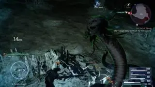 Final Fantasy 15 - Battle Against Naga