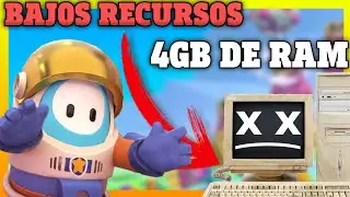 &iquest;Se puede jugar Fall Guys con 4GB de RAM? | Jugando en laptop de BAJOS RECURSOS | GAME TEST