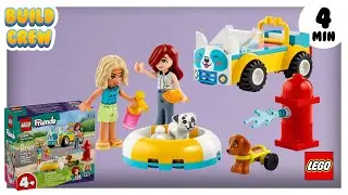 LEGO Friends Dog Grooming Car Toy | Build Crew