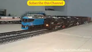 Railking's long freight train || 6 feet long toy train hauled by 2 Gmd Loco