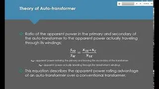 AutoTransformer: An Overview. A Case Study on Electrical Machines