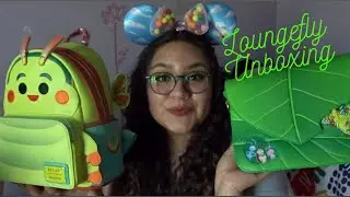 DISNEY LOUNGEFLY UNBOXING! - Heimlich Mini Backpack & A Bug's Life Crossbody