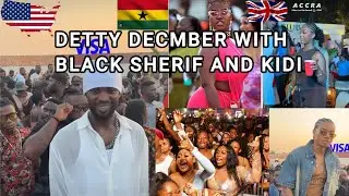 🇬🇭🇺🇸Вечеринки DETTY в декабре 2025 года в Аккре, Гана, были просто безумными: Black Sherif и Kidi...