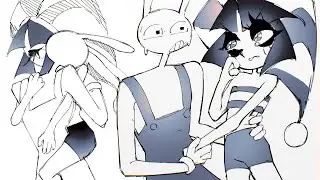 Alone On The Beach 😏 | Pomni x Jax (Funnybunny) | The Amazing Digital Circus Comic | TADC