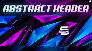 Abstract header on phone +psd/psdx|Шапка в стиле абстракт