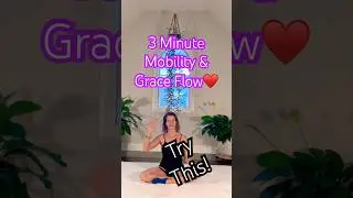 3-Minute Fluid Mobility & Grace Flow | Contemporary Dance Warm-Up