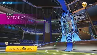 Rocket league sideswipe new item shop black party time bmg + more!