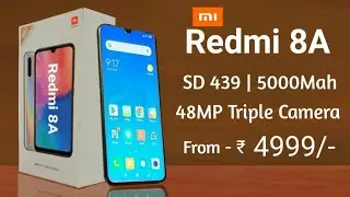 Xiaomi Redmi 8A - 5000mAh Battery, Snapdragon 439, Fast Charging | Rrdmi 8A