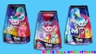 Trolls World Tour Fashion Trolls Glam Poppy Chenille Satin Commercial Retro Toys and Cartoons