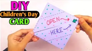 Children's Day Card Ideas With White Paper / Last Minute World Children's Day Gift : Card : craft