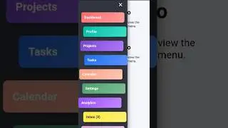 responsive design of hamburger menu using html css js #music #responsivemenu #serverside #html #css