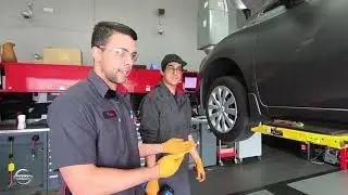 Nissan Service: Battery Test & Brake Check