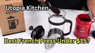 Utopia Kitchen French Press Review ☕ | Best Budget Coffee Maker?