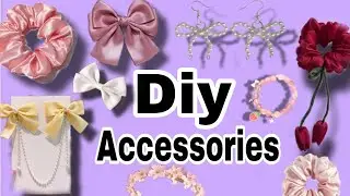 Diy cute accessories for girls 🎀✨ | Diy handmade gifts idea for bestie 👑 | Iman craft galaxy 