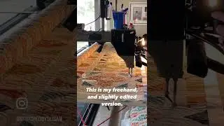 Real time quilting!