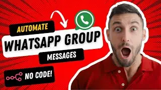 Automate WhatsApp Group Messages in MINUTES with n8n! Save HOURS! 🚀