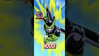 MAX POTENTIAL! EZA INT LR PERFECT CELL 1 TURNS RED ZONE GAMMA 1! (DBZ: Dokkan Battle) #Shorts