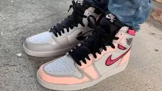 AIR JORDAN 1 x Nike SB &ldquo;Light Bone&rdquo; DETAIL SHOW (KICKSNUTS.CN）