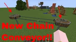 Minecraft Create Tutorial Mod | New Chain Conveyor