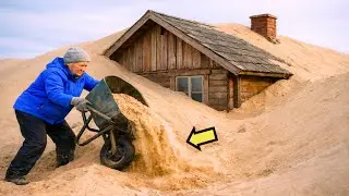 THEY LAUGHED WHEN SHE COVERED HER HOUSE WITH SAND… BUT WHEN THEY FOUND OUT WHY…