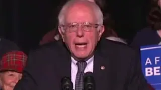 Sanders: Last night we began the political revolution
