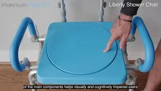 Liberty Folding Shower Chair with Swivel Seat - Platinum Health