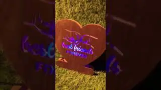 MDF Wood Art Work Led Frame Wooden Color with Laser Cut Finish with neon light ❤️✅☺️ #love #song #