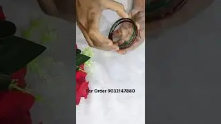 old glass bangles reusing ideas!DIY glass bangles tho bridal set chesanu naku ayte chala nachinchi!!