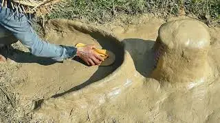 Build Deep Hole Underground Crab Trap Using PVC Pipe & Basket