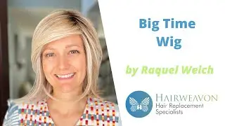 Big Time Wig by Raquel Welch | Heat Friendly Synthetic Mid Length | Colour RL19/23SS Shaded Biscuit