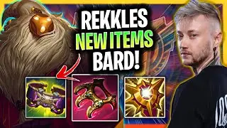 REKKLES PERFECT GAME WITH BARD! 🔥NEW ITEMS🔥 | LR Rekkles Plays Bard Support vs Taric! Season 2026