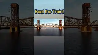 Beat the Train  #drone #dronevideo #train #trainbridge #bridge #philadelphia #philly #djiair3s