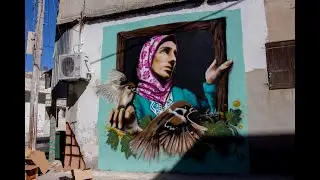 Outside the frame Mural irbid LailaAjjawi