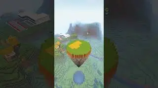 Flying Island House Build in Minecraft 🏡✈️🌴