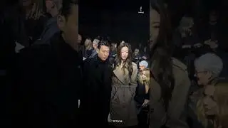 #JunJiHyun and #SonHeungMin at Burberry 2023 F/W Collection Show in London